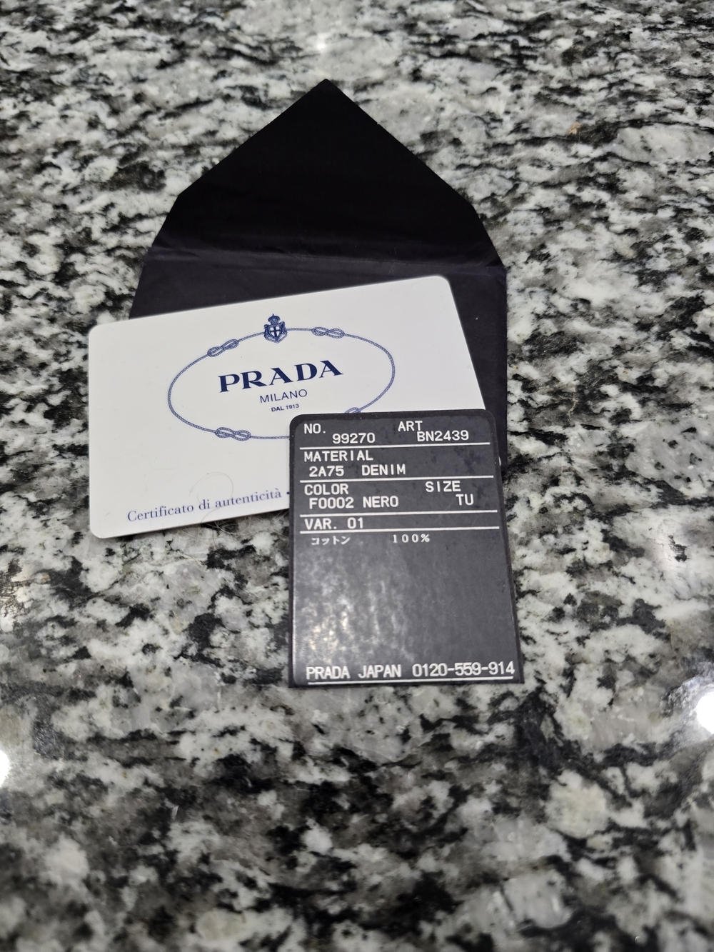 Prada Canapa Bijoux Crystal Embellished Denim Tote (Small) - Picture 14 of 16